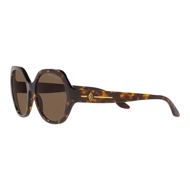 Ralph Lauren Acetate Irregular Shape Sunglasses Unisex Tortoiseshell-0