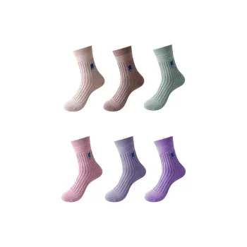 AUN Knee-High Socks Men's 6 Pack