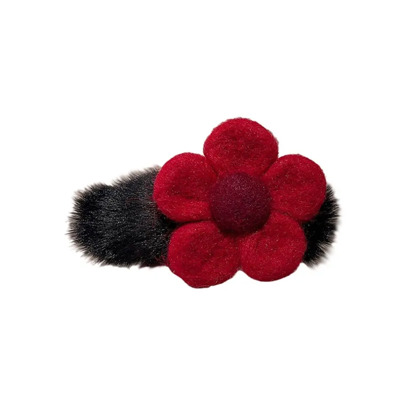 PIARA Resin Felt Hair Clips Women's-10