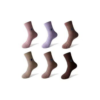 AUN Knee-High Socks Men's 6 Pack