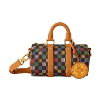 LOUIS VUITTON Coated Canvas Handbag Unisex Multicolor