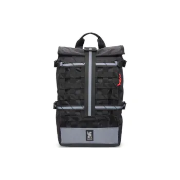 CHROME INDUSTRIES Nylon Backpack Unisex Black & Dark Gray