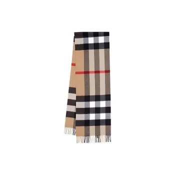 Burberry Check Cashmere Scarf