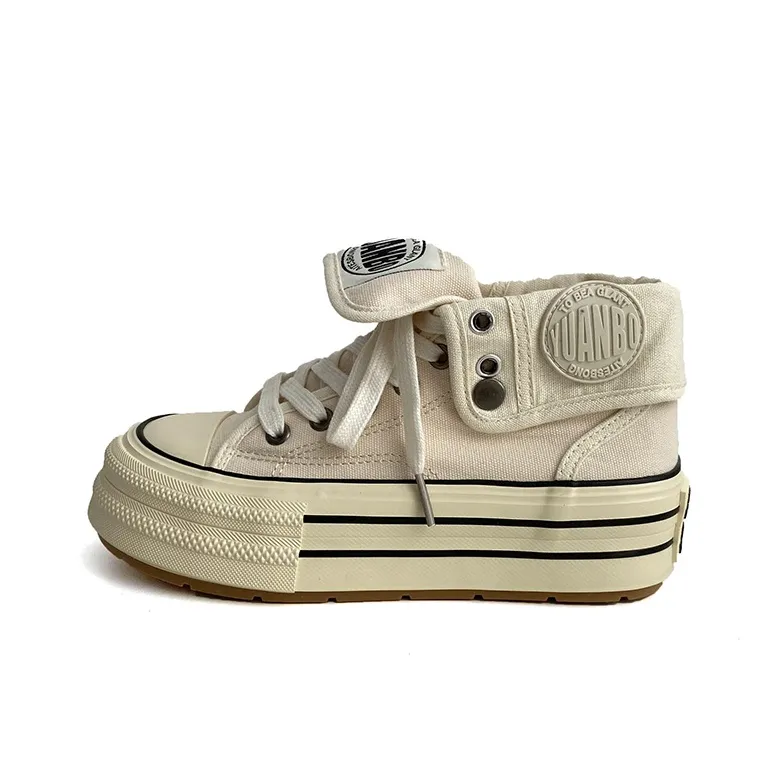 Than Than Me Slip Resistant, Abrasion Resistant, Breathable High Top Skateboard Shoes Women's-2