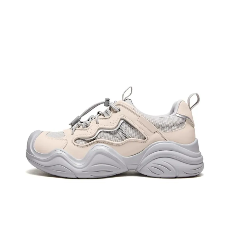 CAMEL Anti Slip And Wear Resistant Coverage Low Top Chunky Sneakers Women's-4