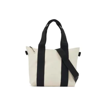 Rains PU Tote Bag Shopping Bag Shoulder Bag Crossbody Bag Handbag Extra Mini Women's Beige