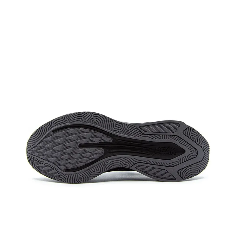 PEAK Mode 6.0 Pro Cushioning Lightweight Low Top Casual Running Shoes Men's Black Gray-5