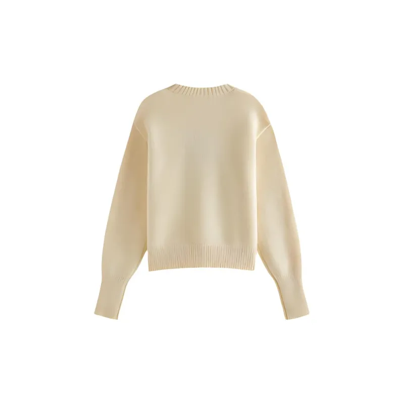 FANSILANEN Sweaters Women's Cream Apricot-1