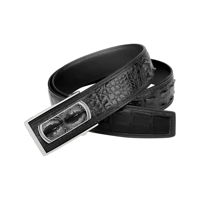 CATELLES Crocodile Leather Leather Belts Men's 3.5cm 3.8cm-2