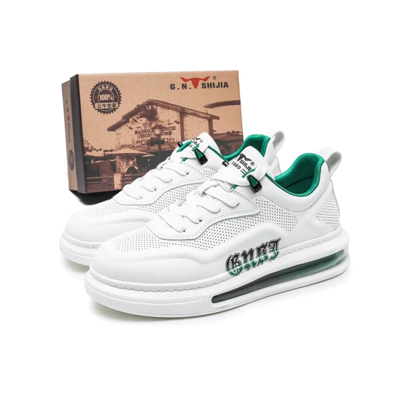 G.N.SHIJIA Lightweight Breathable Height Increasing Low Top Skateboard Shoes Men's-9