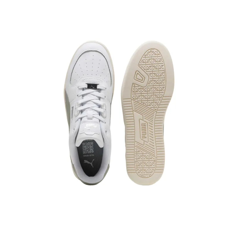 PUMA Wear resistant And Lightweight Low Top Skateboard Shoes Unisex White-3