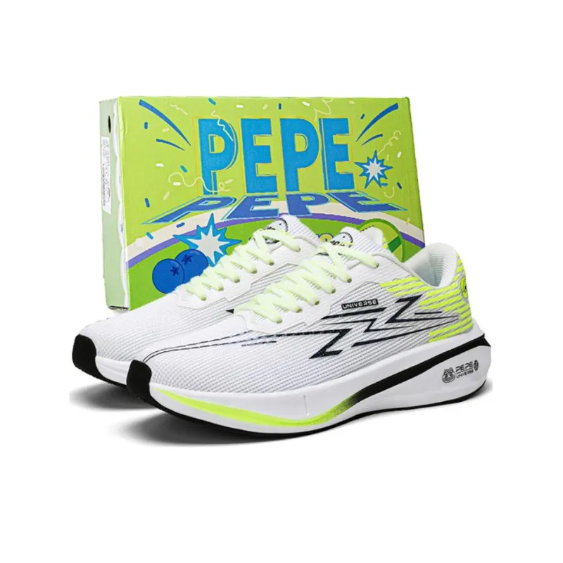Pepe The Frog Cushioning, Slip Resistant, Abrasion Resistant, Breathable, Rebound Low Top Running Shoes Unisex-14