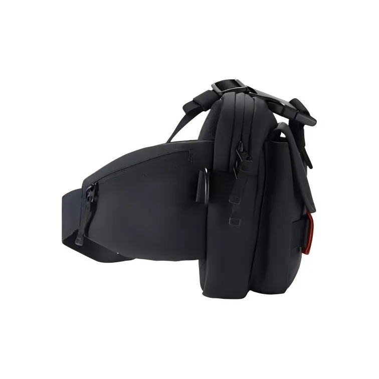 KOLON SPORT Nylon Fanny Pack Crossbody Bag Sling Bag Regular Unisex Black-2