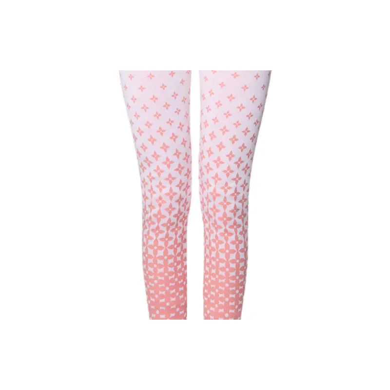 LOUIS VUITTON Ombré Monogram Silk Knit Leggings-5