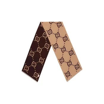 GUCCI Knit Scarves Unisex Brown