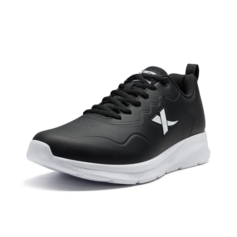 XTEP Wear-Resistant Low-Top Casual Running Shoes Men's Black-1