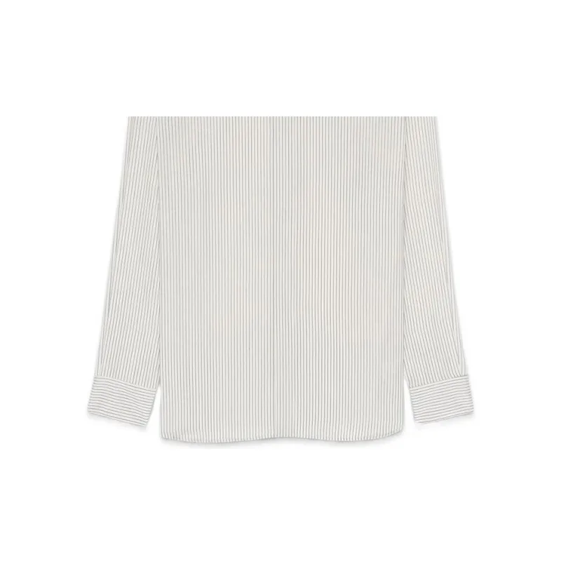 SAINT LAURENT Button up Silk Shirt-5