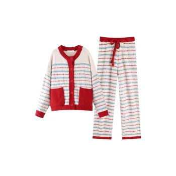 ZumashL Pajama Set Women's Cranberry Red