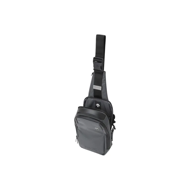 DESCENTE Sling Bags Nylon Gray Unisex-4
