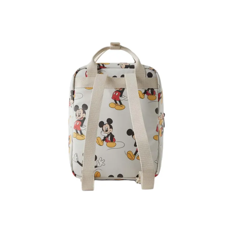 ZARA Disney, Collaboration Polyurethane Backpack Regular Kids' Light Beige Yellow-3