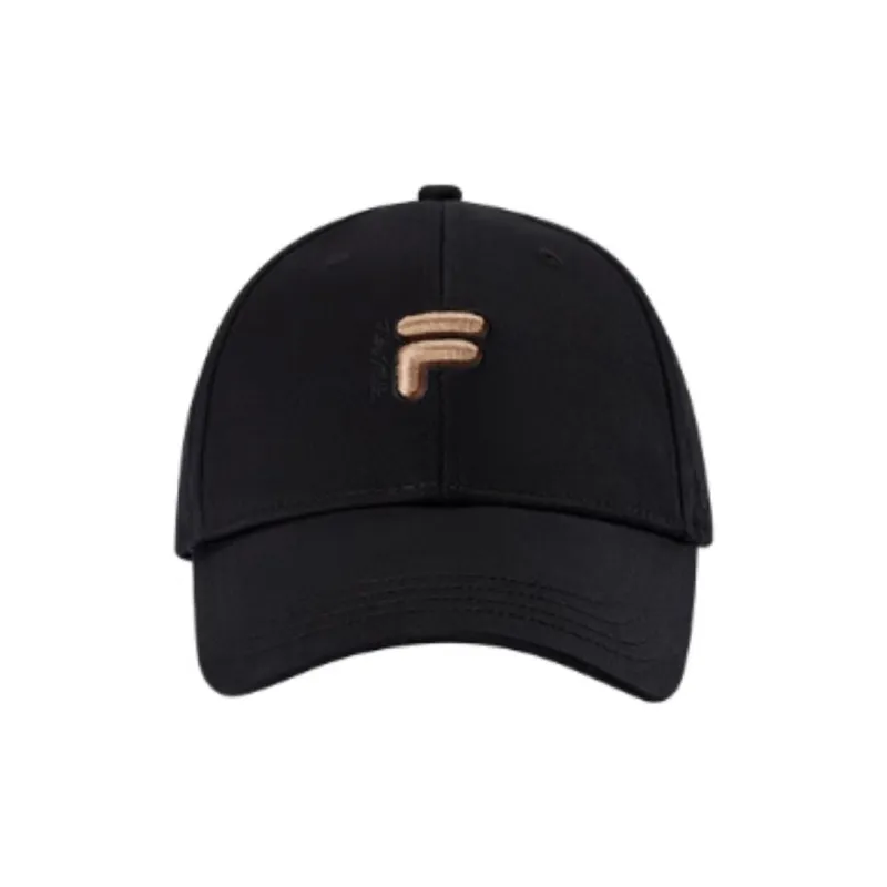 FILA FUSION Cotton Baseball Caps Unisex Black-1