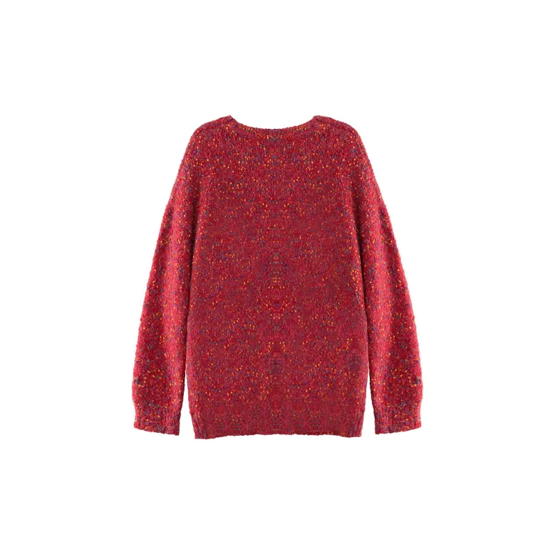 B.Duck Sweaters Women's Red-1