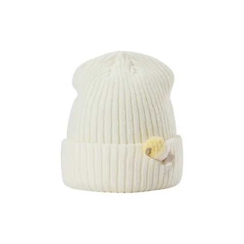 FILA FUSION Acrylic Beanies Unisex Marshmallow White
