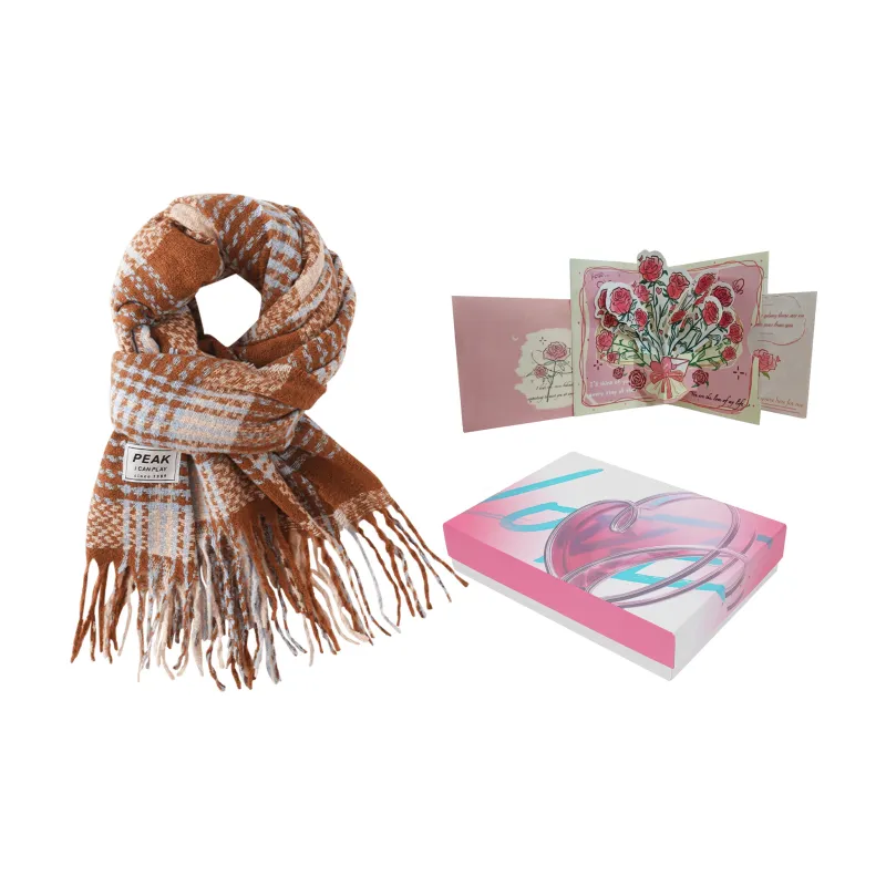 PEAK RIGHT Series Polyester Knit Scarves Unisex Multiple Colors-18