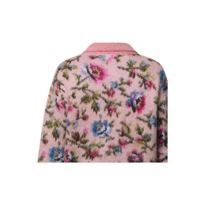 LOUIS VUITTON Winter Bloom Mohair Pullover-6