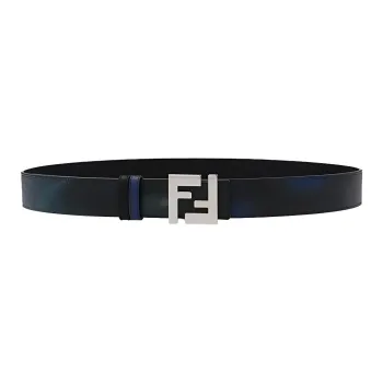 FENDI Leather Belts Men Blue