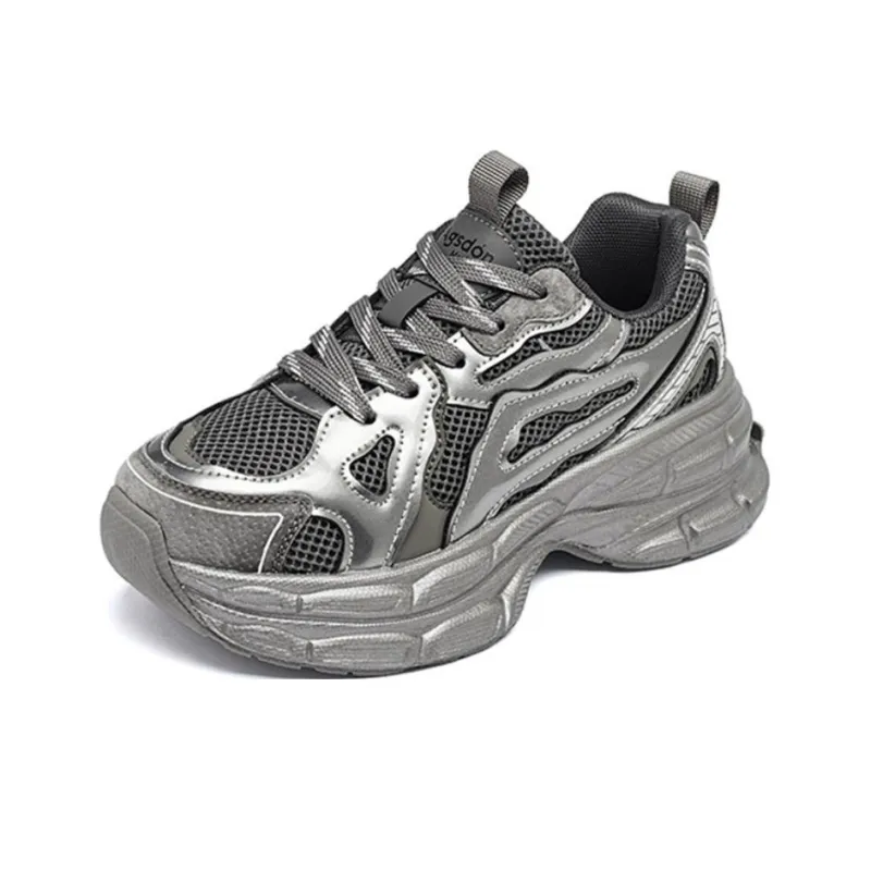 AGSDON Breathable Low-Top Chunky Sneakers Women's-1
