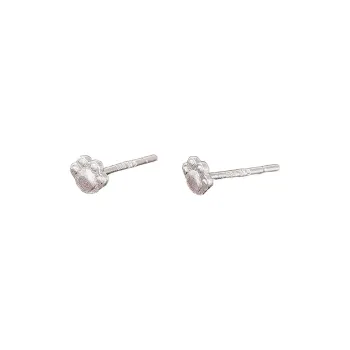ABOUT LOVE 999 Fine Silver Stud Earrings Women's