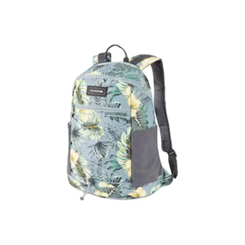 Dakine Polyester Backpack Medium Size Unisex Light Green Elegant Flower
