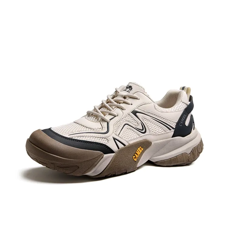 CAMEL Cushioning Anti Slip And Wear Resistant Low Top Hiking Shoes Men's-0