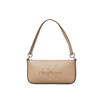 CALVIN KLEIN Polyurethane Handbag Shoulder Bag Regular Women's Pottery