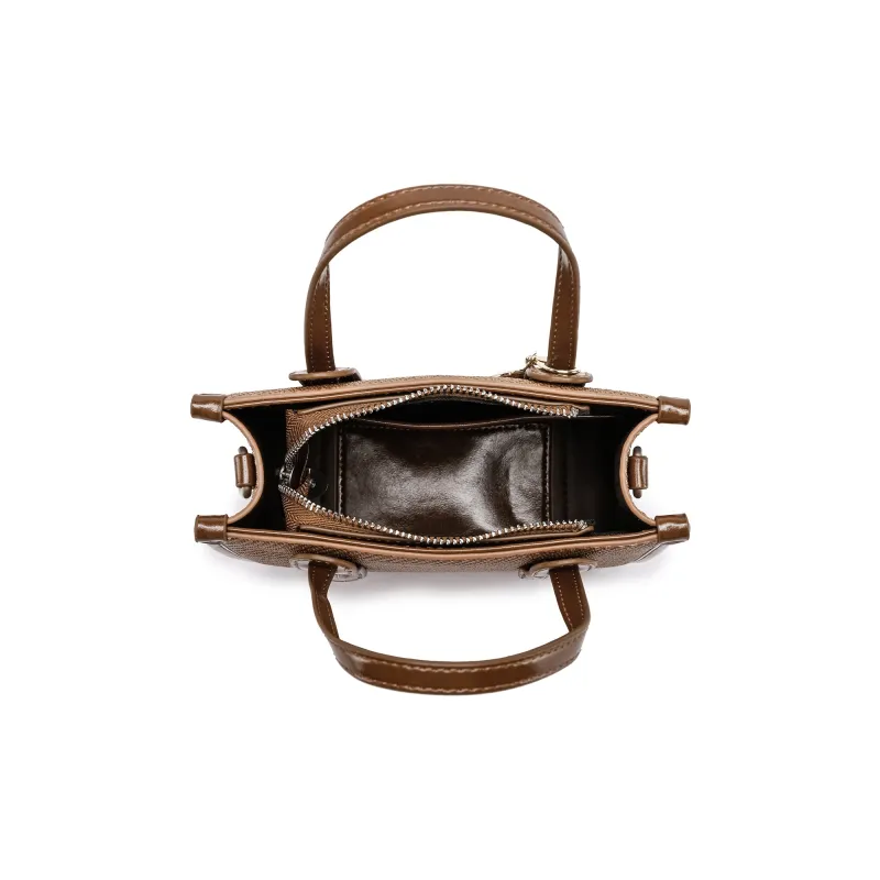 FAIRWHALE PU Shoulder Bag Crossbody Bag Handbag Regular Women's Tan-4