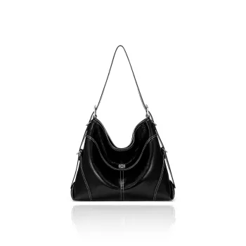 JUST STAR Artificial Leather Crossbody Bag, Shoulder Bag Women's Night Black/Caramel Brown/Denim Blue