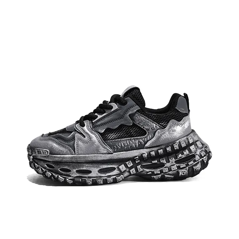 RENBEN Anti Slip And Wear Resistant Height Increasing Low Top Chunky Sneakers Men's-10