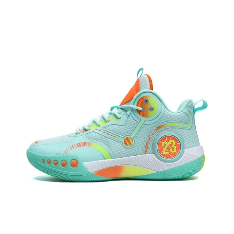 SOURCE Cushioning, Slip Resistant, Abrasion Resistant, Rebound Mid Top Basketball Shoes Unisex-16