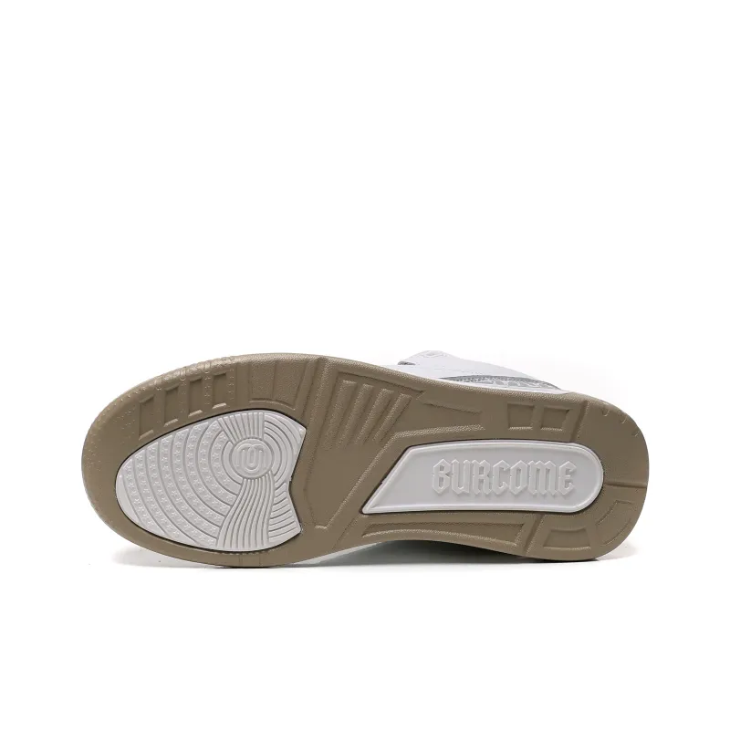 DD&OO Coverage Slip Resistant Waterproof Low Top Skateboard Shoes Unisex White Blue-23