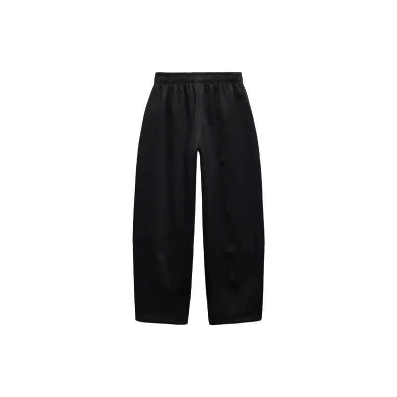 ZARA Knitted Sports Pants Women's Black-1