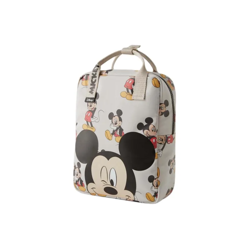 ZARA Disney, Collaboration Polyurethane Backpack Regular Kids' Light Beige Yellow-1
