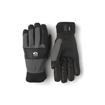 HESTRA Polyester Sheepskin Sports Gloves Unisex Gray