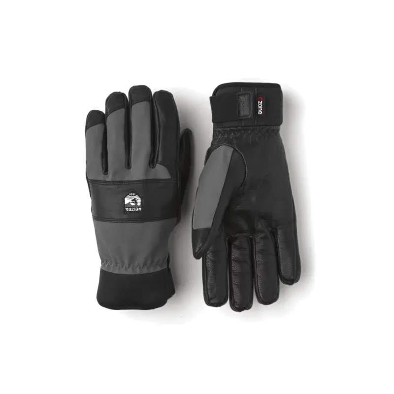 HESTRA Polyester Sheepskin Sports Gloves Unisex Gray-0