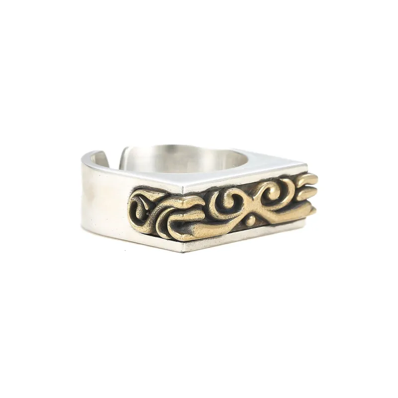 Ruibeila 990 Foot Silver Rings Men's-3