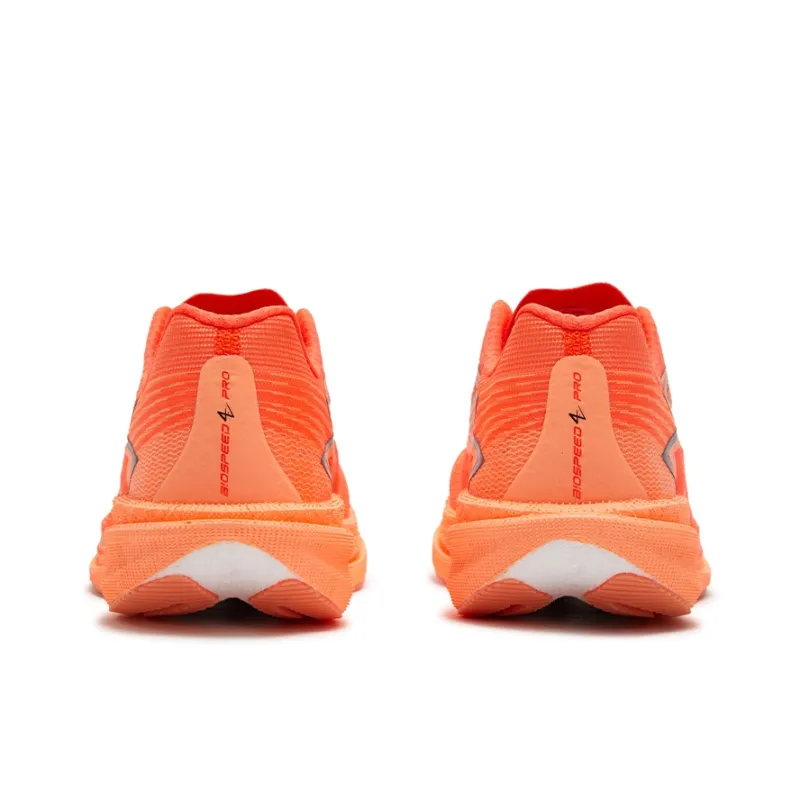 361° Cushioned Wear-Resistant Breathable Slip-Resistant Low-Top Running Shoes Unisex Fluorescent Cream Peach Red-3