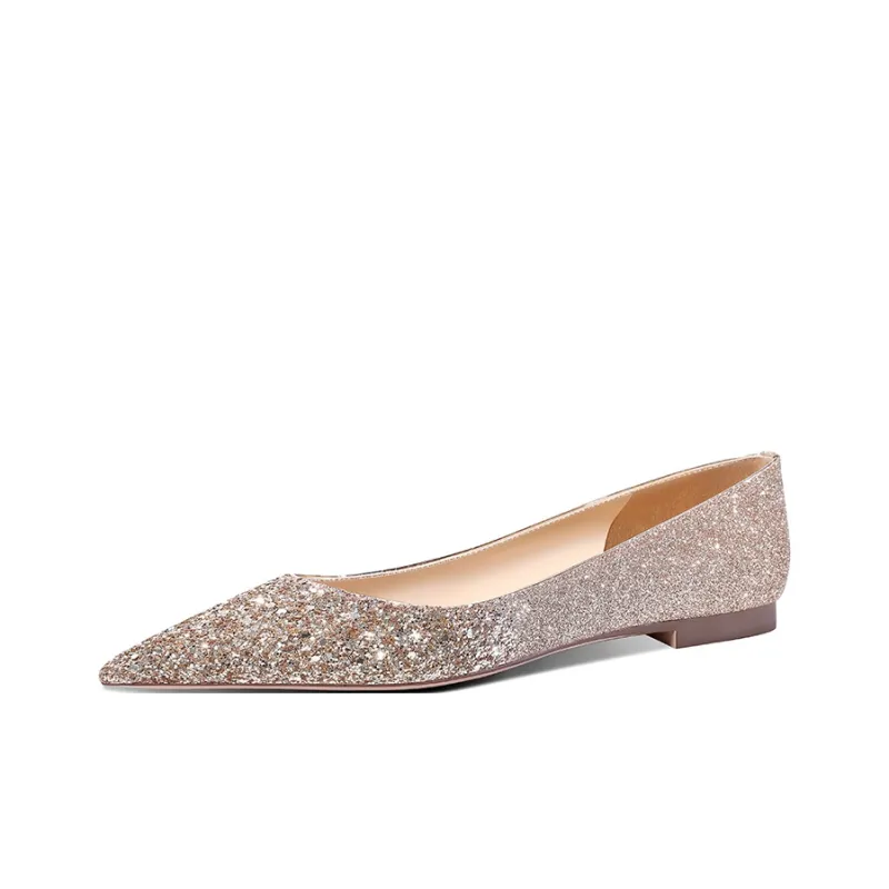 ROSE CASTLE Slim Heel High Heels Women's Gold-6