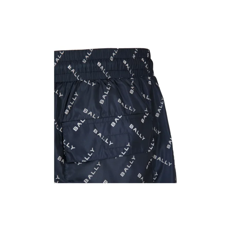 BALLY Logo print Track Shorts-2
