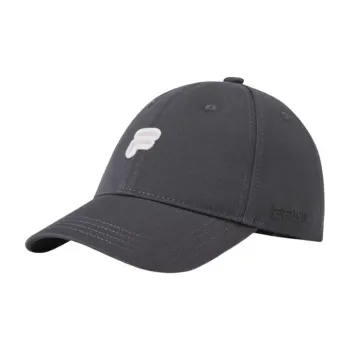 FILA FUSION Cotton Baseball Caps Unisex Magnet Gray