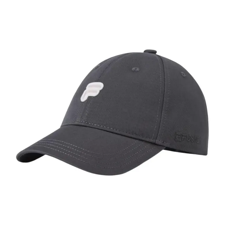 FILA FUSION Cotton Baseball Caps Unisex Magnet Gray-0